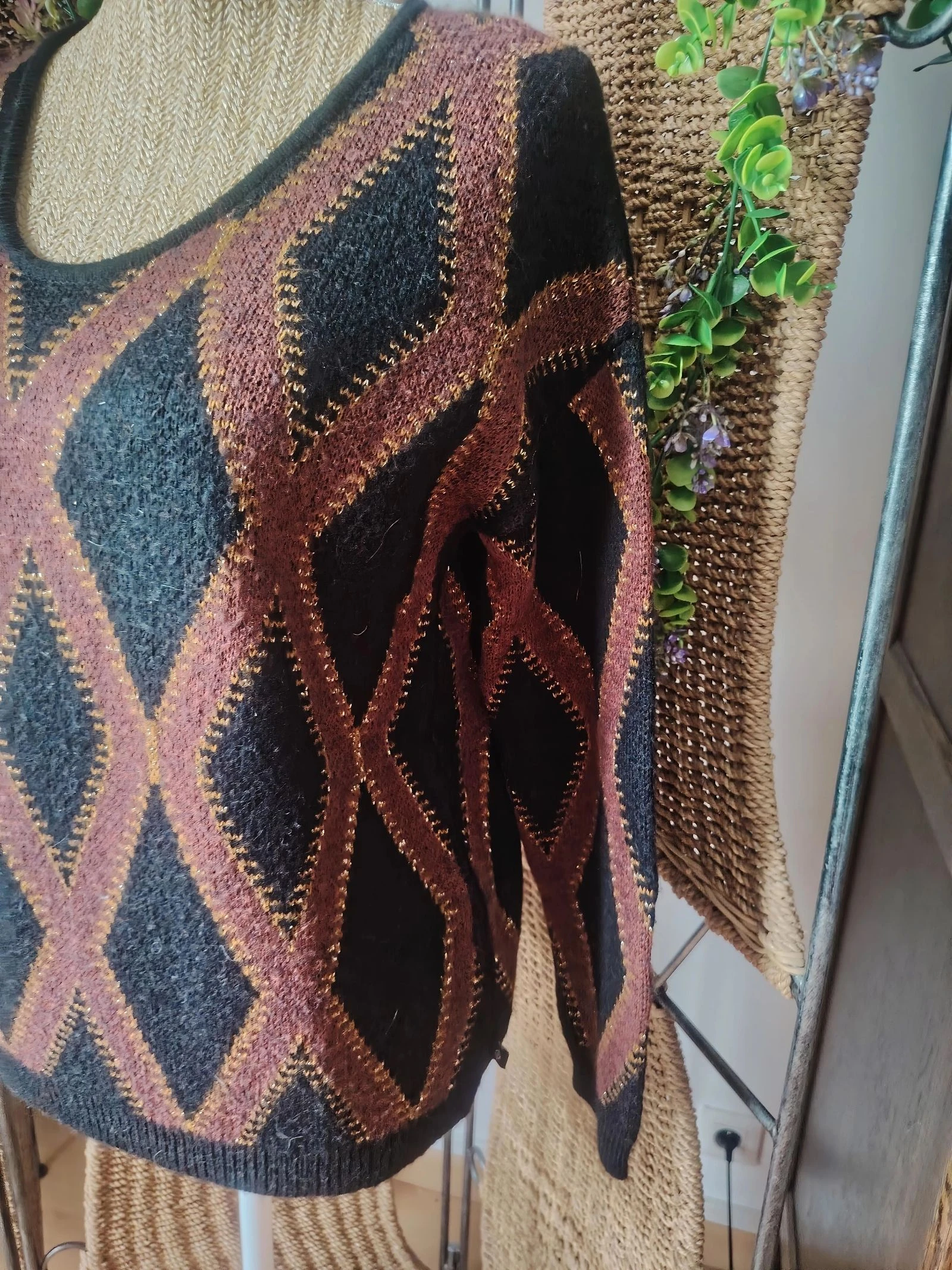 Pull motif géométrique femme 34 Bonobo  – photo 4